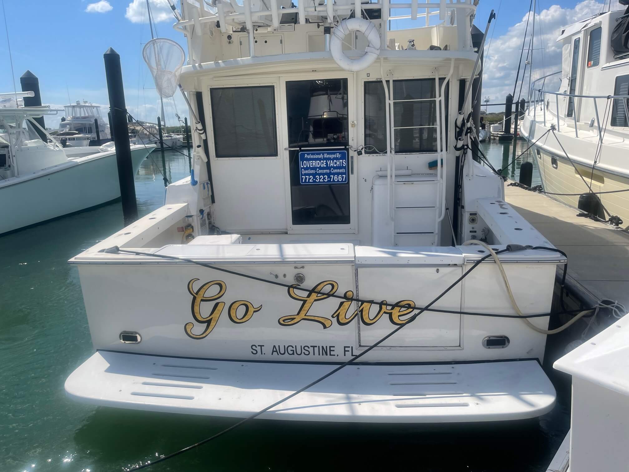 Vessel in the Loveridge Yachts fleet