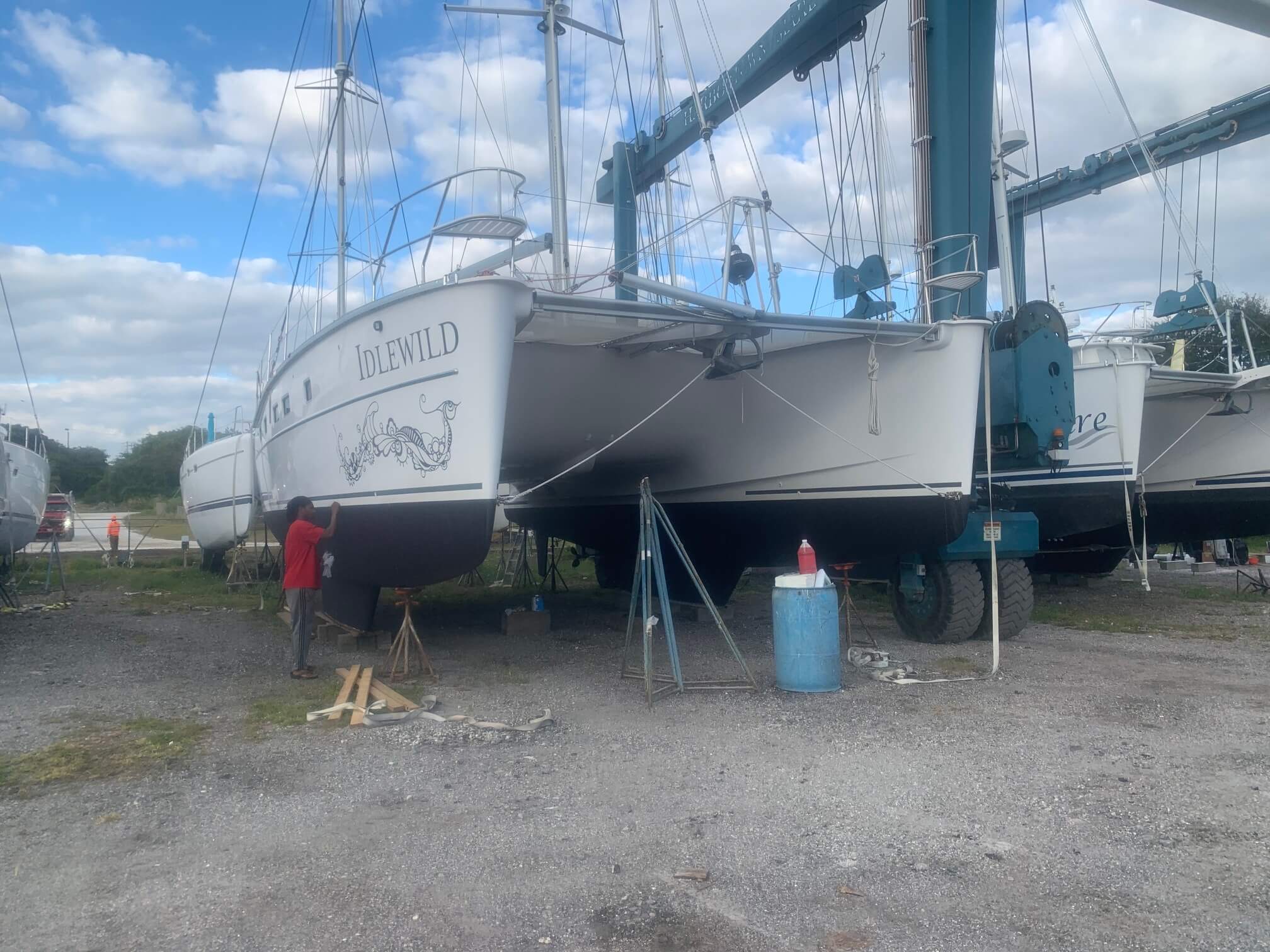Vessel under yacht management
